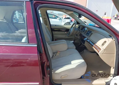 2007 Mercury Grand Marquis Gs from USA, damaged, VIN 2MEFM74V87X620456